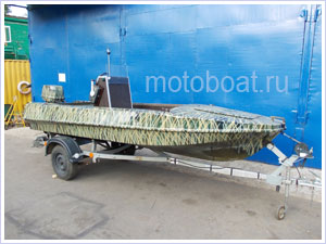 Тюнинг мотолодки Обь